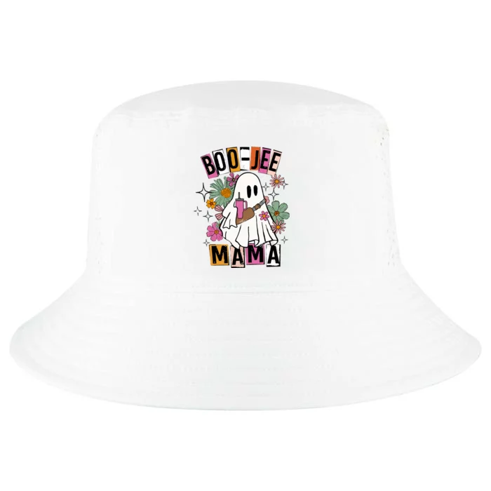 Floral Groovy Ghost Boojee Mama Fall Halloween Western Mama Cool Comfort Performance Bucket Hat