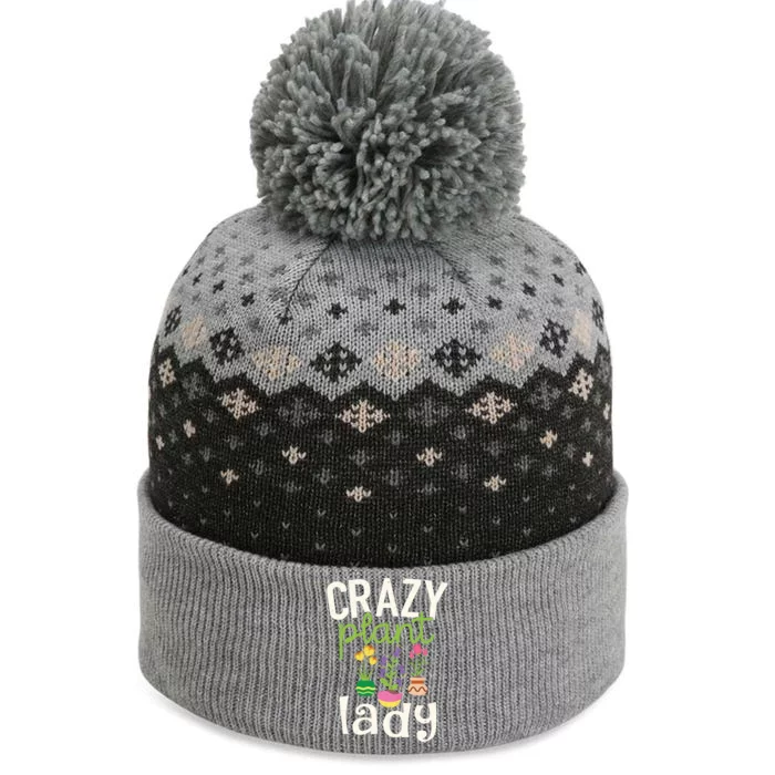 Funny Gardening Gift Crazy Plant Lady Gift The Baniff Cuffed Pom Beanie