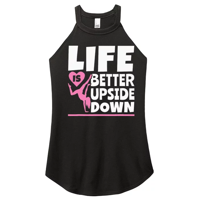 Funny Gymnastics Gymnast For  Cartwheel Women’s Perfect Tri Rocker Tank