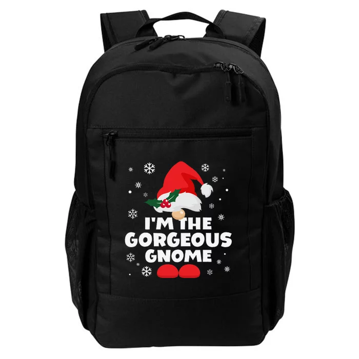 Funny Gorgeous Gnome Family Matching Group Happy Christmas Daily Commute Backpack