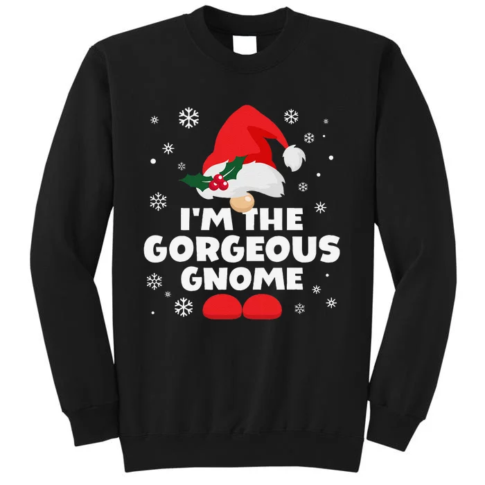 Funny Gorgeous Gnome Family Matching Group Happy Christmas Tall Sweatshirt