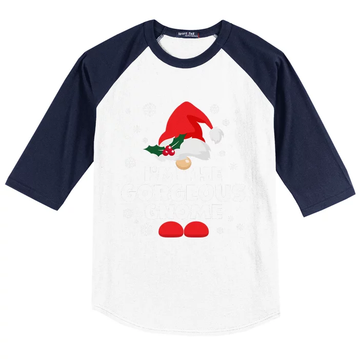 Funny Gorgeous Gnome Family Matching Group Happy Christmas Baseball Sleeve Shirt