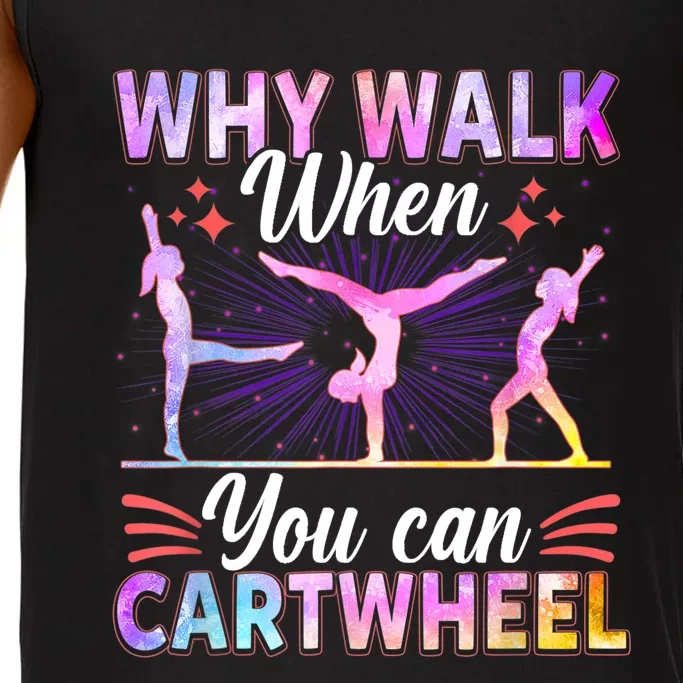 Funny Gymnastics Gymnast Gift For Girls Women Cool Cartwheel Gift Comfort Colors® Tank Top