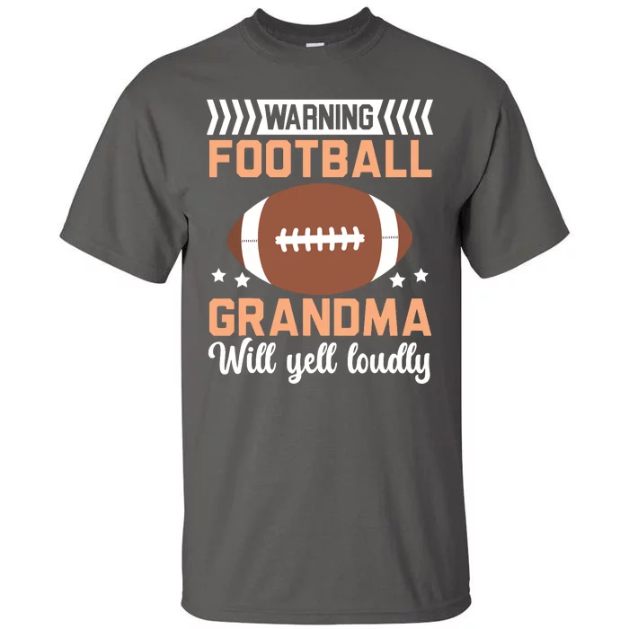 Football Grandma Grandmother Granny Grandparents Day Tall T-Shirt