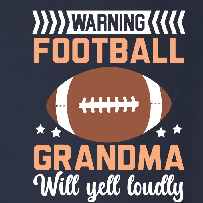 Football Grandma Grandmother Granny Grandparents Day Toddler Long Sleeve Shirt