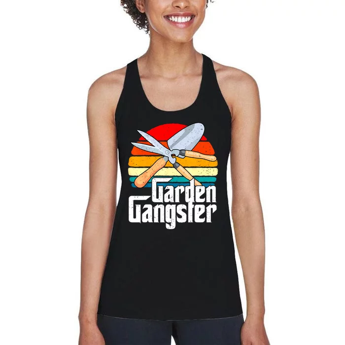 Funny Gardener Gardening Lover Green Thumb Gardening Women's Racerback Tank