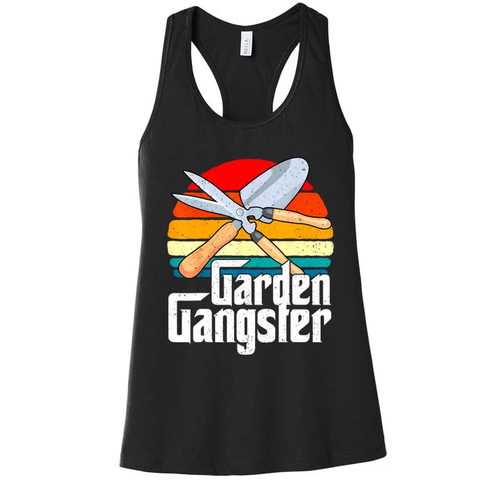 Funny Gardener Gardening Lover Green Thumb Gardening Women's Racerback Tank