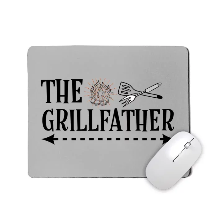 Fun Grillfather Grill Father Fire Bbq Gift Mousepad