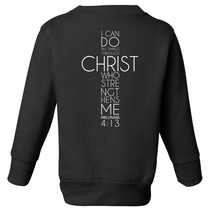 For Greater Glory Front & Back Toddler Sweatshirt