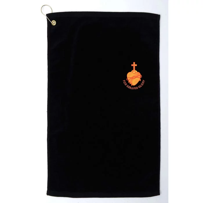 For Greater Glory Front & Back Platinum Collection Golf Towel