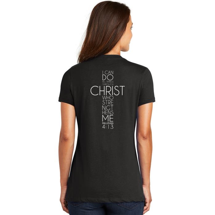 For Greater Glory Front & Back Women's V-Neck T-Shirt