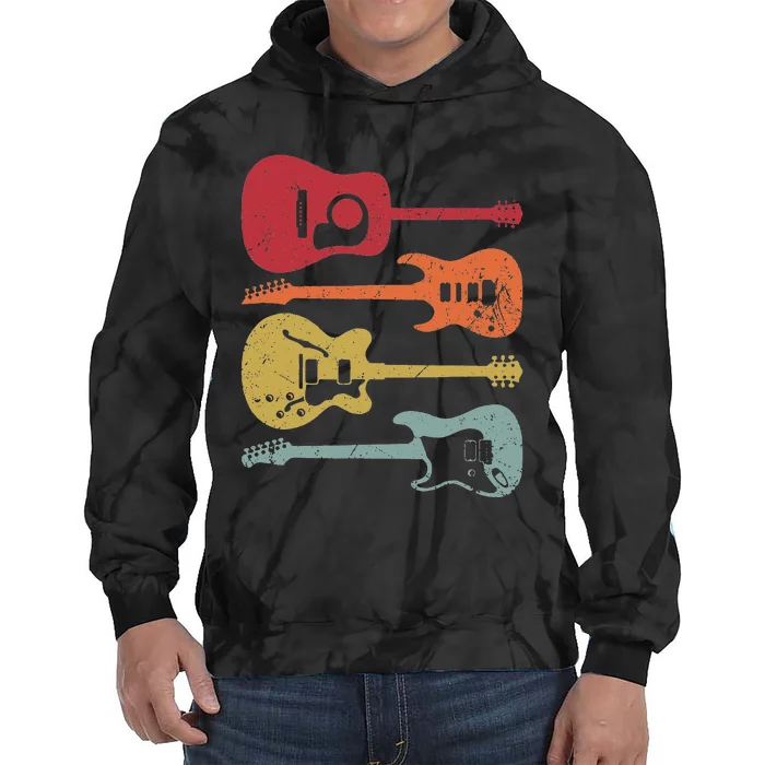 Funny Guitarist Guitar Player Music Lover Tie Dye Hoodie