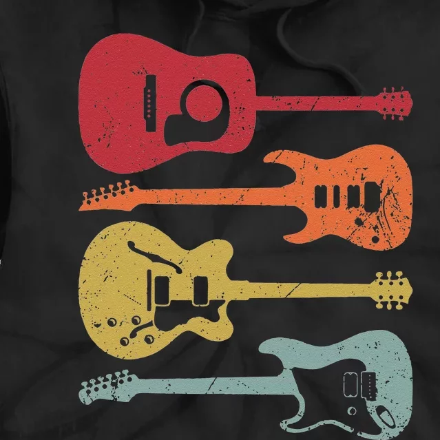 Funny Guitarist Guitar Player Music Lover Tie Dye Hoodie