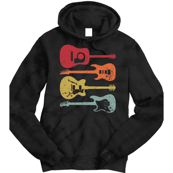 Funny Guitarist Guitar Player Music Lover Tie Dye Hoodie