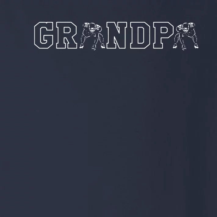 Football Grandpa Gramps Grandparents Day Tackle Coach Toddler Long Sleeve Shirt