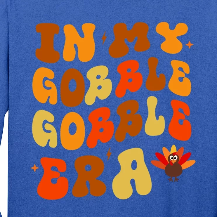 Funny Gobble Gobble Turkey Pilgrim Little Thanksgiving Gift Long Sleeve Shirt