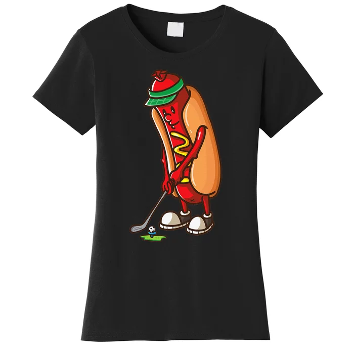 Funny Golfing Hot Dog Golf Gifts For Golfer Tank Top