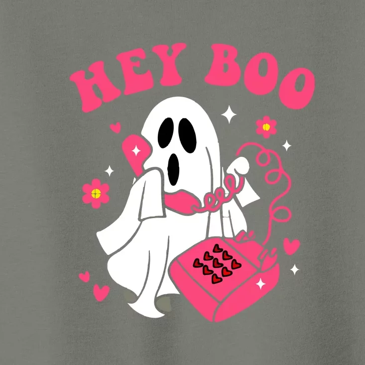 Funny Ghost Hey Boo Scream Halloween Scream You Hang Up Gift Toddler T-Shirt