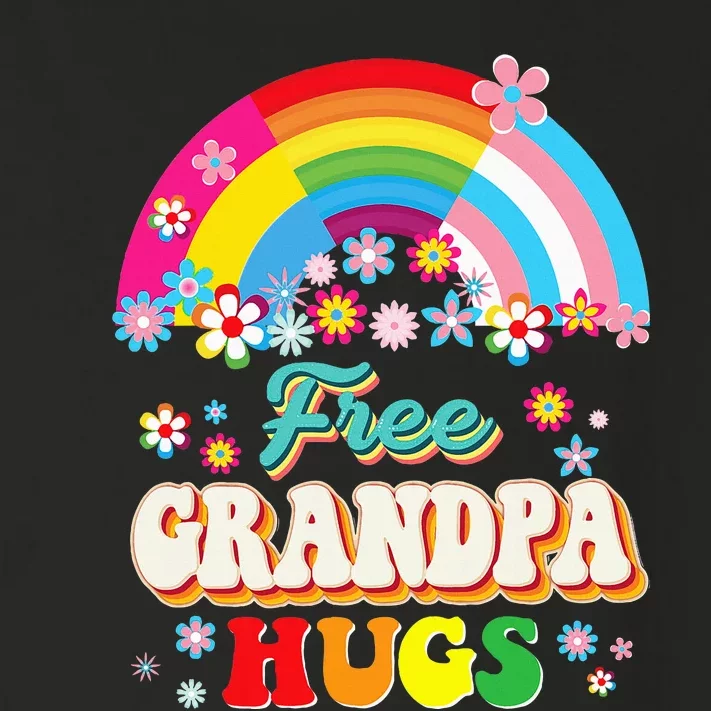 Free Grandpa Hugs Lgbtq Pansexual Toddler Long Sleeve Shirt