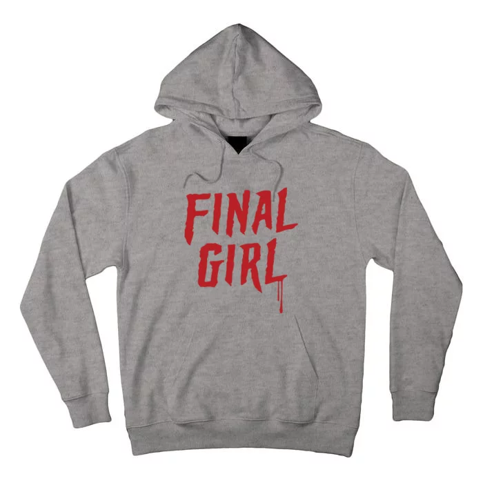 Final Girl Horror Movie Inspired Tall Hoodie