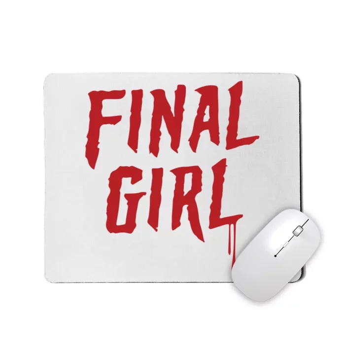 Final Girl Horror Movie Inspired Mousepad