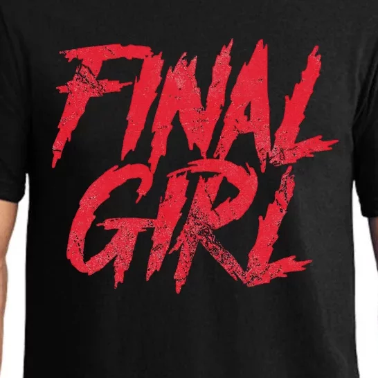 Final Girl Horror Movie Scary Film Halloween Costume Grunge Pajama Set