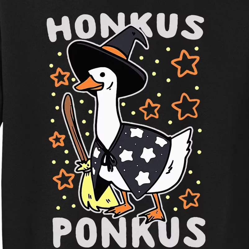 Funny Goose Halloween Witch Honkus Ponkus Sweatshirt