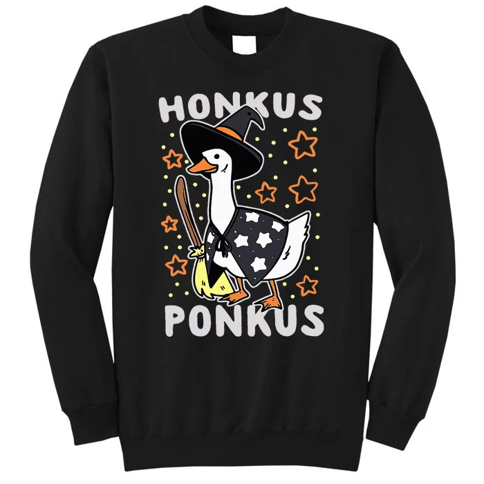 Funny Goose Halloween Witch Honkus Ponkus Sweatshirt