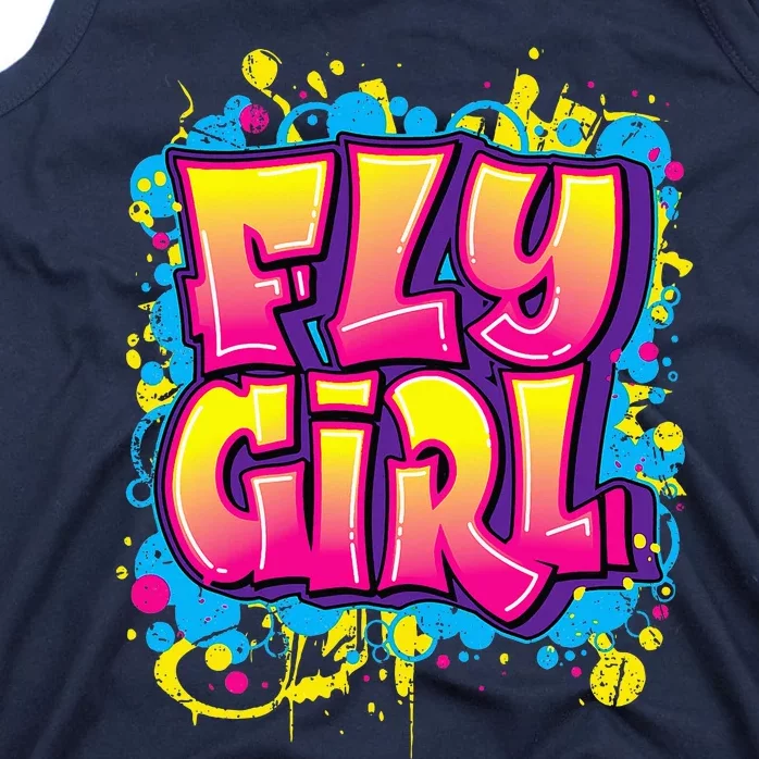 Fly Girl Hip Hop 80s 90s Dance Bgirl Urban Graffiti Style Tank Top