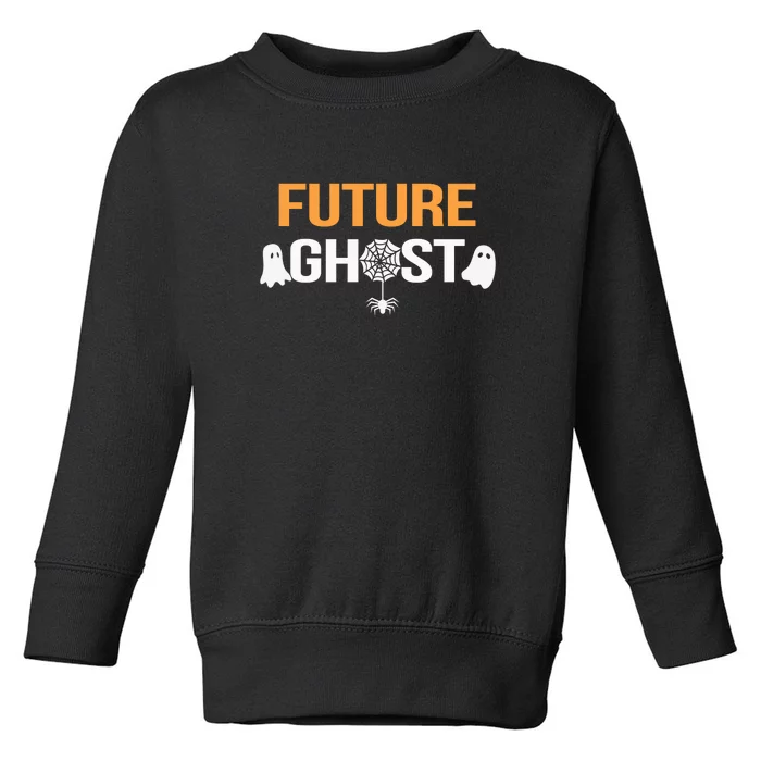 Future Ghost Halloween Toddler Sweatshirt