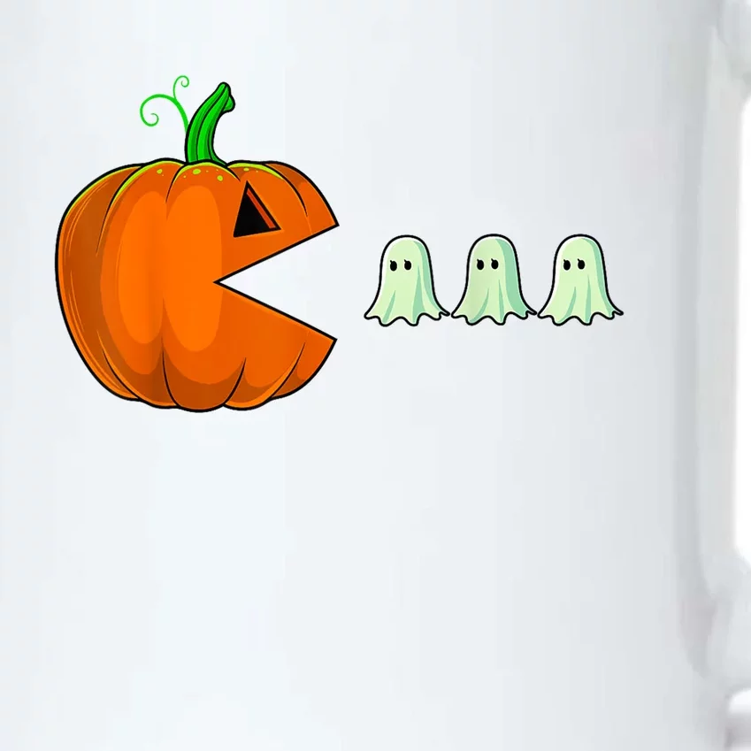 Funny Ghosts Halloween Pumpkin Gift Black Color Changing Mug