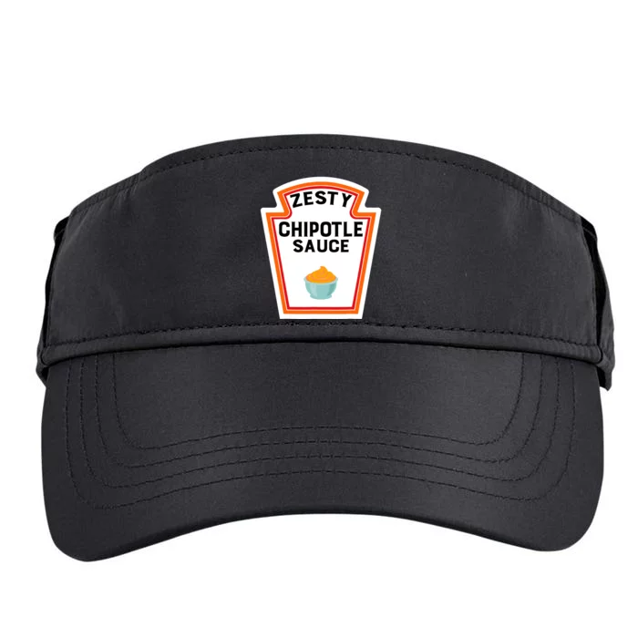 Funny Group Halloween Costume Chipotle Sauce Group Condiment Adult Drive Performance Visor