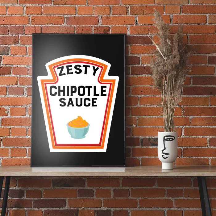 Funny Group Halloween Costume Chipotle Sauce Group Condiment Poster