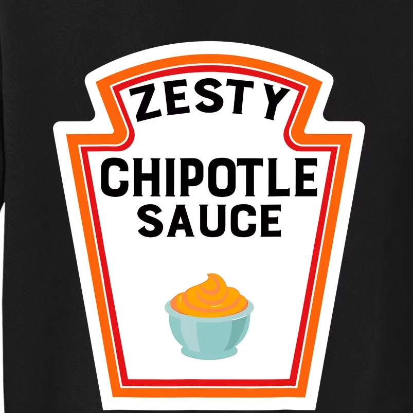 Funny Group Halloween Costume Chipotle Sauce Group Condiment Tall Sweatshirt