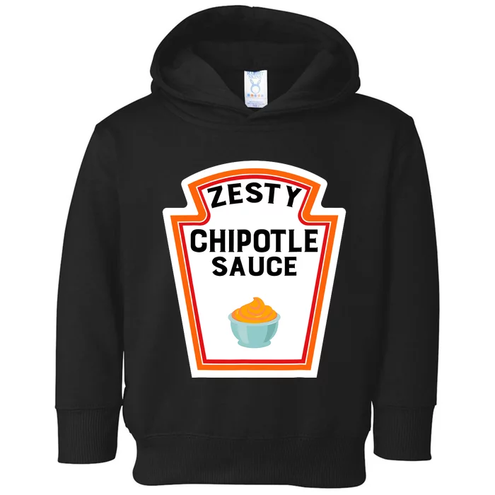 Funny Group Halloween Costume Chipotle Sauce Group Condiment Toddler Hoodie