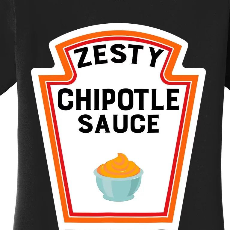 Funny Group Halloween Costume Chipotle Sauce Group Condiment Women's T-Shirt