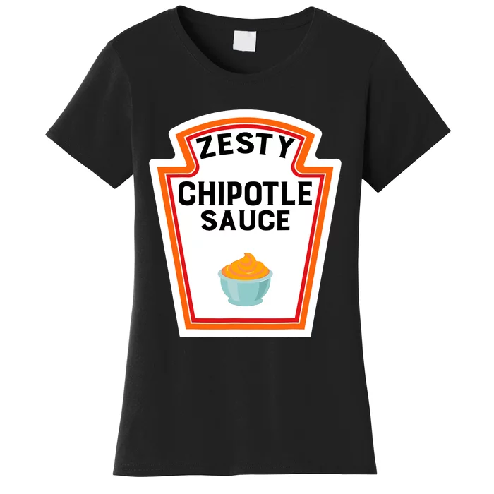 Funny Group Halloween Costume Chipotle Sauce Group Condiment Women's T-Shirt