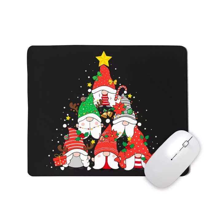 Festive Gnomes Holiday PJs Hilarious Family Matching Set Mousepad