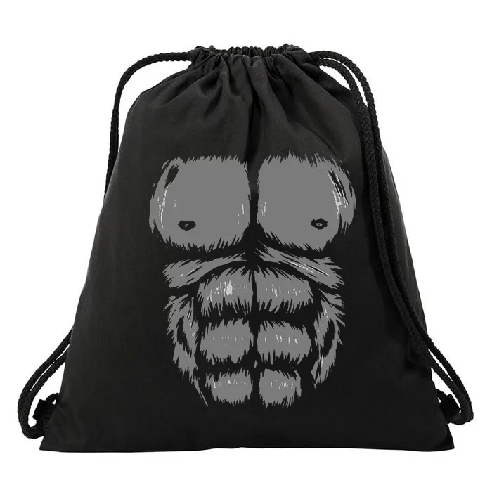 Funny Gorilla Halloween Party Costume Drawstring Bag