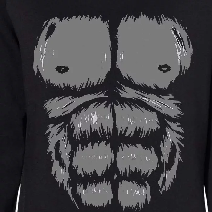 Funny Gorilla Halloween Party Costume Womens California Wash Sweatshirt