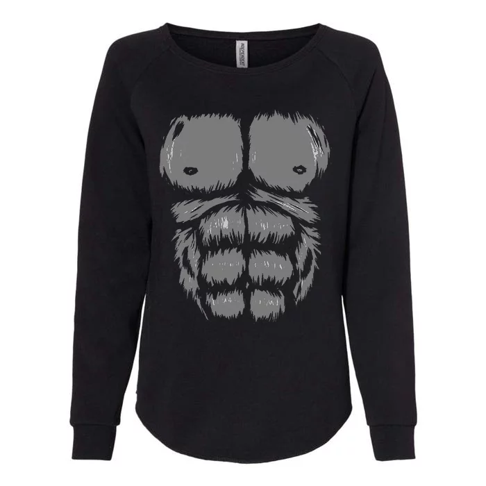 Funny Gorilla Halloween Party Costume Womens California Wash Sweatshirt