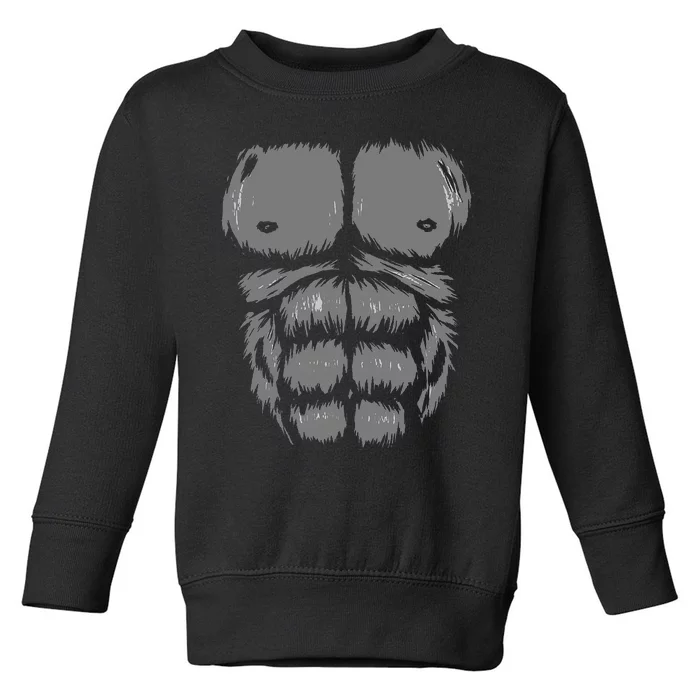 Funny Gorilla Halloween Party Costume Toddler Sweatshirt