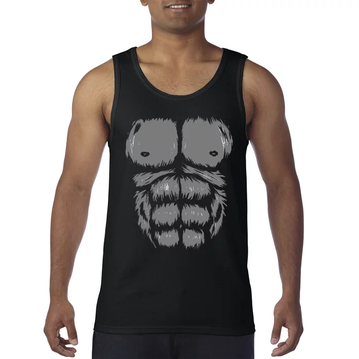 Funny Gorilla Halloween Party Costume Tank Top