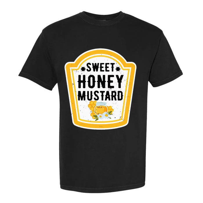 Funny Group Halloween Costume Sweet Honey Mustard Condiment Garment-Dyed Heavyweight T-Shirt