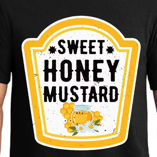 Funny Group Halloween Costume Sweet Honey Mustard Condiment Pajama Set