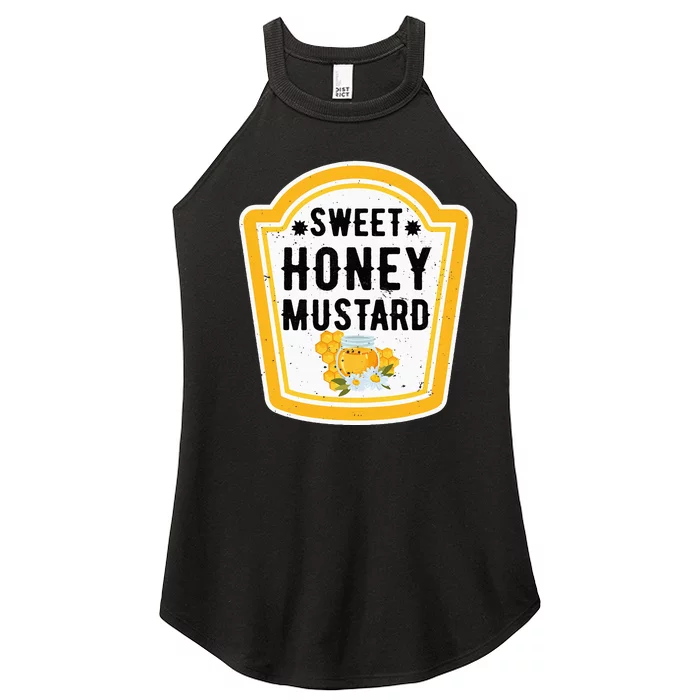 Funny Group Halloween Costume Sweet Honey Mustard Condiment Women’s Perfect Tri Rocker Tank