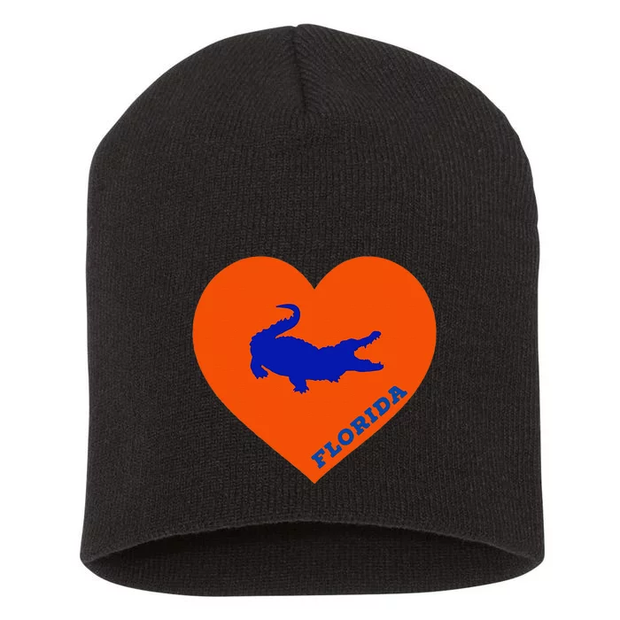 Florida Gator Hear PIllow Bag Short Acrylic Beanie