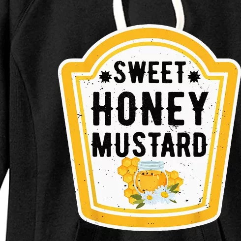 Funny Group Halloween Costume Sweet Honey Mustard Condiment Women's Fleece Hoodie