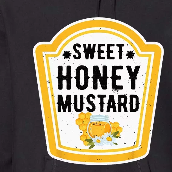 Funny Group Halloween Costume Sweet Honey Mustard Condiment Premium Hoodie