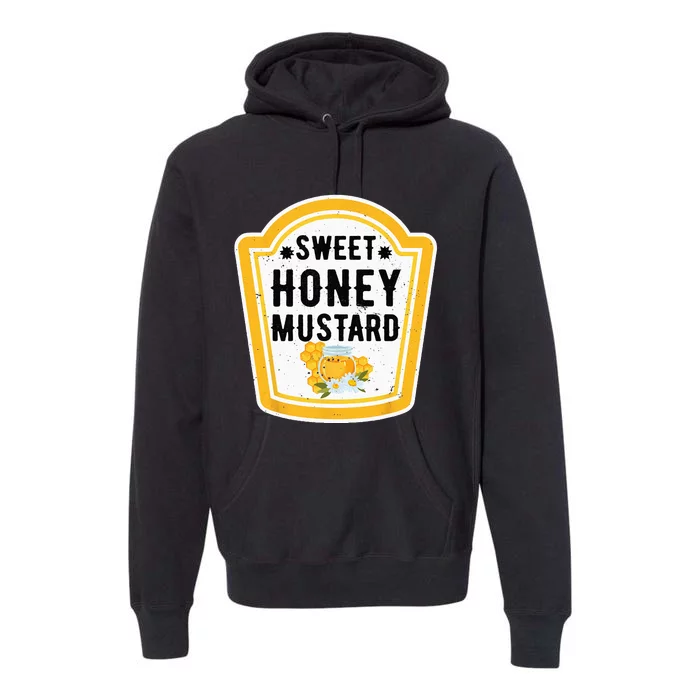 Funny Group Halloween Costume Sweet Honey Mustard Condiment Premium Hoodie